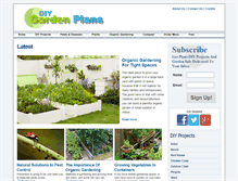 Tablet Screenshot of diygardenplans.net